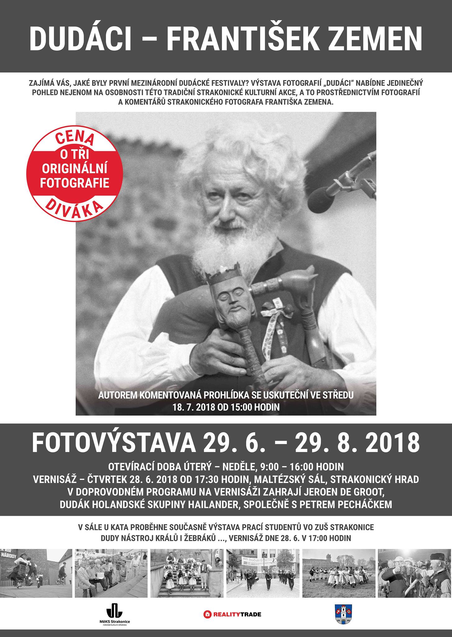 2018 – František Zemen – Dudáci - Maltézský sál strakonického hradu, Strakonice